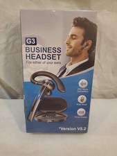 Bluetooth Headset, Wireless Bluetooth Earpiece V5.0 Hands-Free Earphones with...