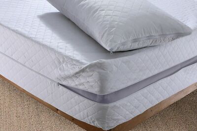 Neu Anti-Bug Matratzenabdeckung mit Reißverschluss Schutz Gesamtgehäuse Single & Kingsize