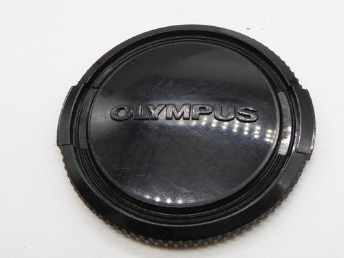 Clean Genuine Olympus OM 49mm lens cap, Genuine Olympus camera THE RARE ONE - Picture 2 of 11