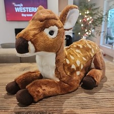 FAO Schwarz Baby Deer Fawn Plush Spotted Stuffed Animal Lovey 19"