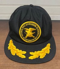 Vintage NRA Scrambled Eggs Patch Mesh Snapback Trucker Hat Cap USA