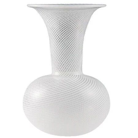 Вазы для ваз из белого стекла художественные