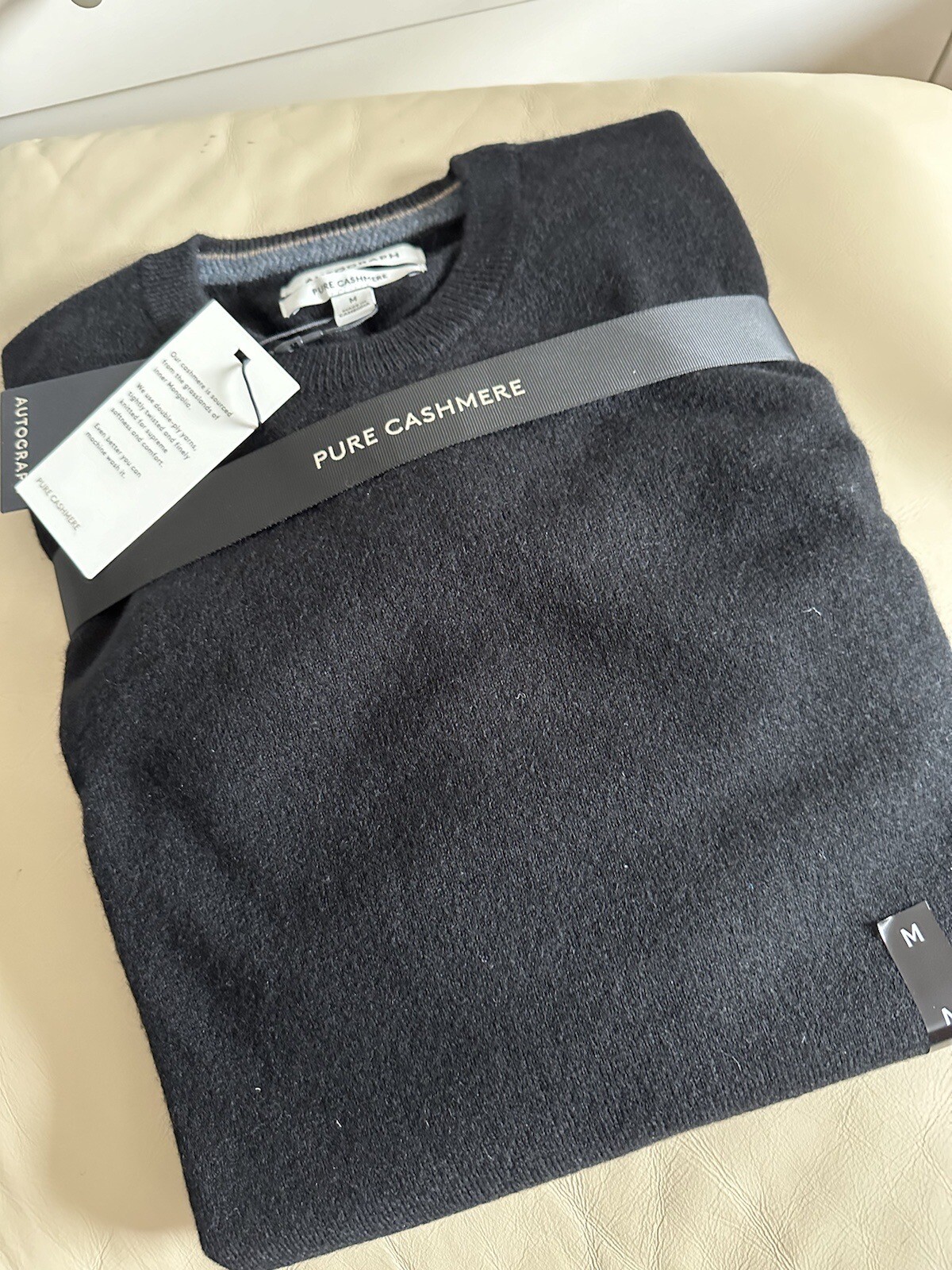 Marks and Spencer NEW Pure Cashmere Crew Neck Jumper size Medium M