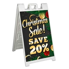 CHRISTMAS SALE SAVE 20% Signicade 24x36 A Frame Sidewalk Sign Double Sided