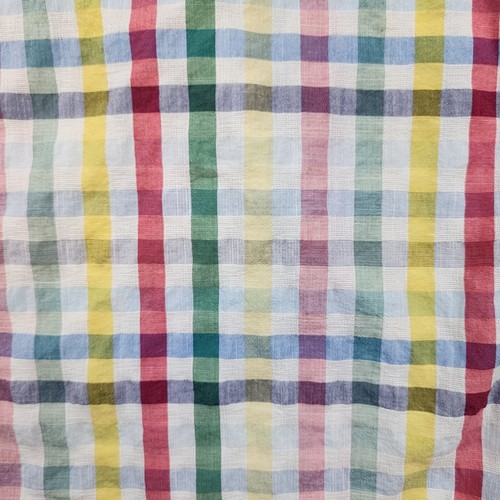 Carbon 2 Cobalt Long Sleeve Button Shirt Mens Med Colorful Gingham Check Plaid - Picture 5 of 13
