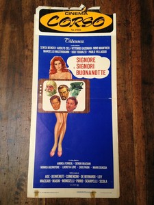 Signore E Signori Buonanotte Locandina Poster Comencini Monicelli Loy Scola Ebay