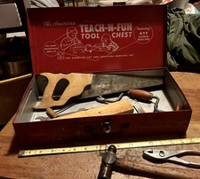 The American TEACH-N-FUN TOOL CHEST (ATF) The American Toy & Furniture Co, INC.