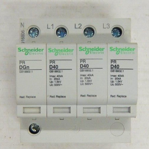 Schneider 916821 Surge Protective Device PR 40 230/500v 3P+N-lmax 40kA NEW