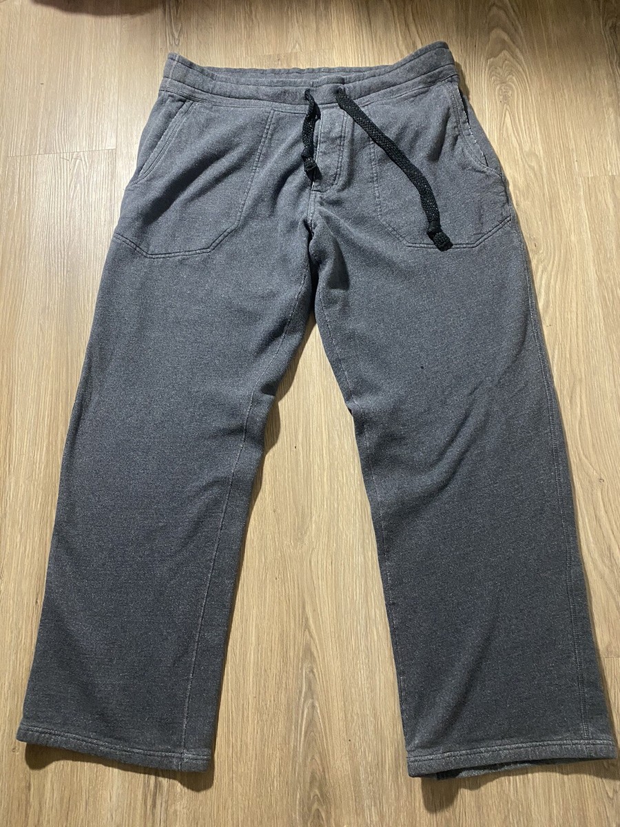 Lululemon Mens 2XL Gray Heavy Sweatpants Baggy Fleece | eBay