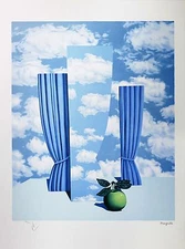 Rene Magritte - The Beautiful World (signed & numbered lithograph)