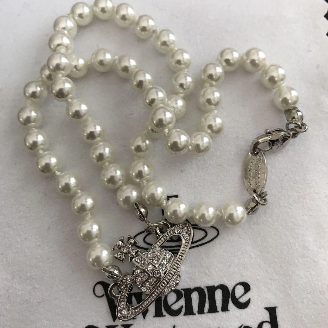 Pearl orb choker deals