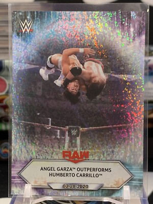 2021 Topps Wwe ANGEL GARZA vs HUMBERTO CARRILLO RAW SPARKLE #30 TZ 9P