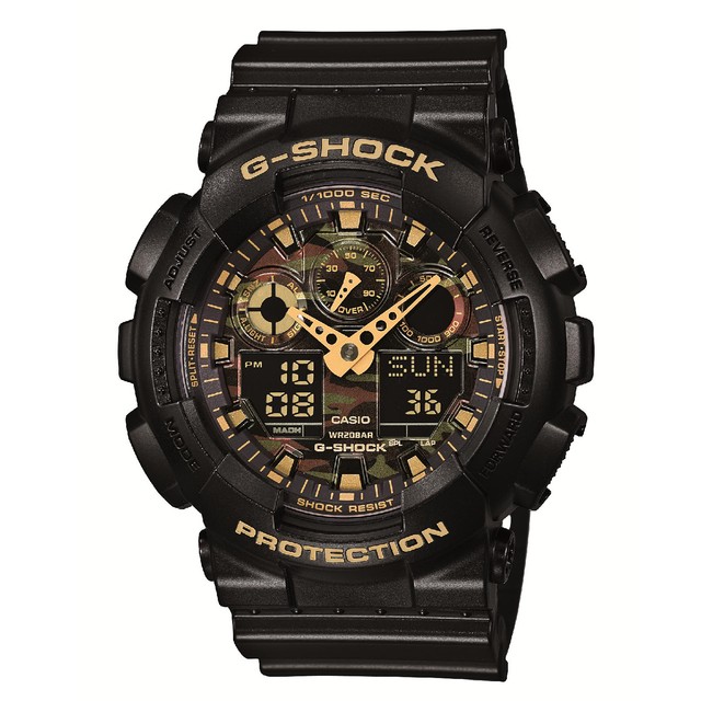 g shock ga 100 camouflage