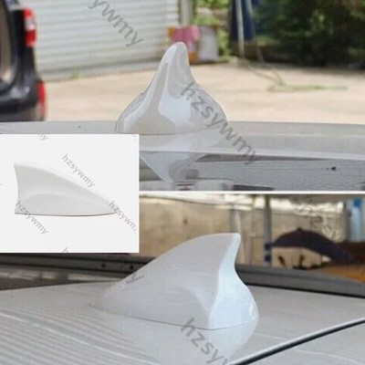 For Kia Sorento 2016-2020 White Exterior Shark Finet Antenna Cover Radio Trim