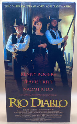 Rio Diablo VHS 1993 Kenny Rogers Travis Tritt **Buy 2 Get 1 Free**