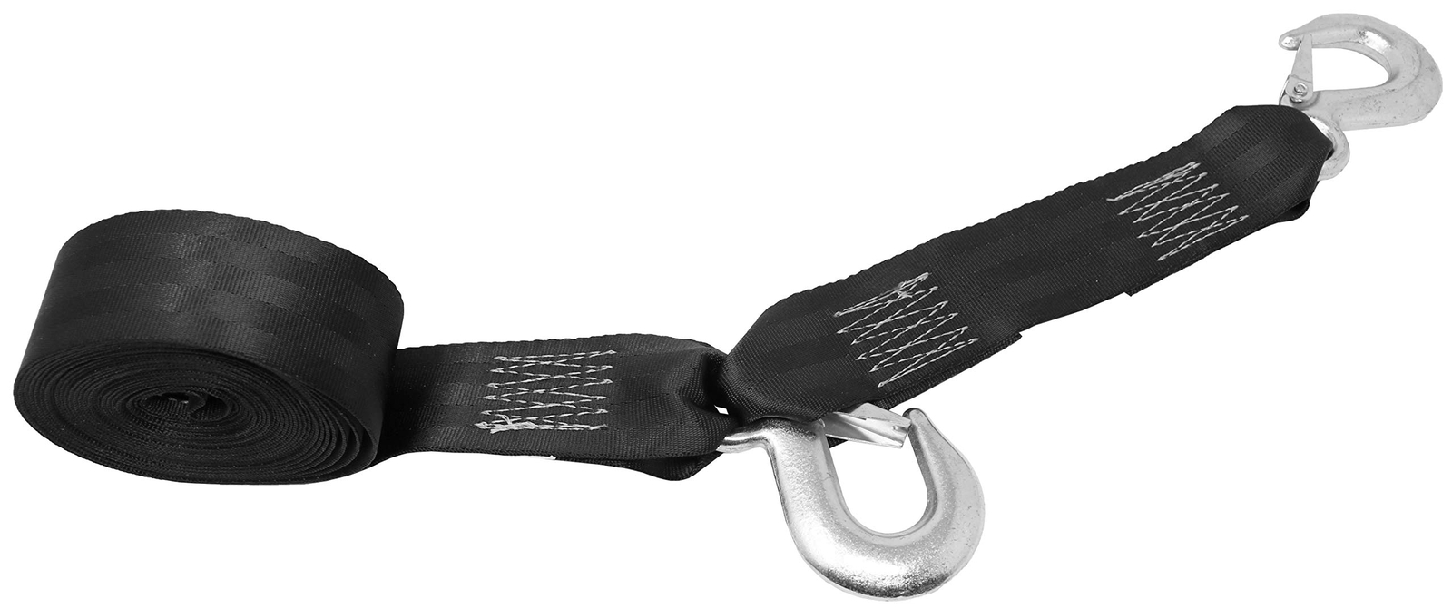 2 Inch Wide Replacement Boat Winch Strap, Boat Hook On One End, 10 Inch Safet...
