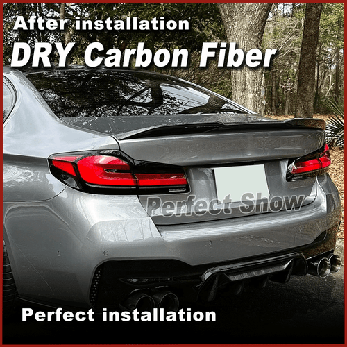 DRY Carbon Spoiler Heckspoiler Heckflügel Lippe Passt für BMW G30 F90 M5 2017-23 - Bild 5 von 13