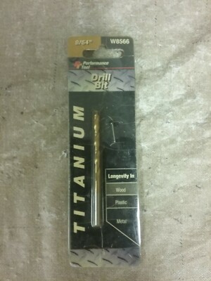 New Performance Tool 9/64'' Titanium Drill Bit W8566