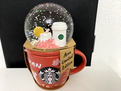 Starbucks mug 3oz 3点セット Starbucks Japan Snow Globe & Mug Set - Mt. Fuji & Sunrise