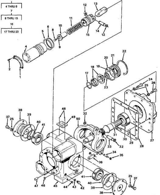 SUNDSTRAND 9510207 NOS HYDRAULIC PUMP PART KIT DRUM O RINGS END PLUG