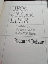 Richard Belzer Ufos JFK assassination And Elvis Conspiracy  Book