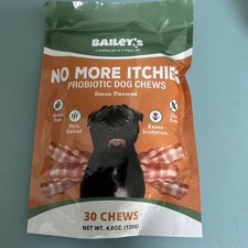 Probiotic Anti-itch Chews For Dogs Bacon Flavor 30 Chews