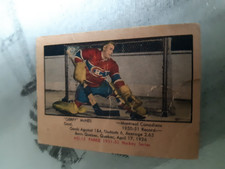 1951 parkhurst #15 gerry mcneil ORIGIONAL ROOKIE CARD. rookie card picture