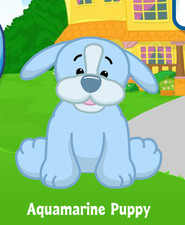 Aquamarine Puppy Webkinz Adoption Code new for Webkinz Classic Online Game