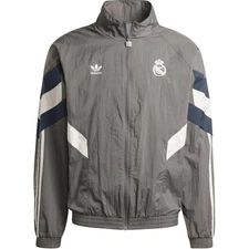 adidas Real Madrid 2024/25 Lifestyler Anthem Track Top Charcoal