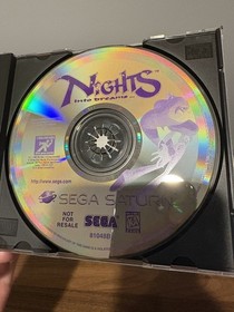 Nights Into Dreams (Sega Saturn 1996) Big Box with 3D Control Pad CIB Reg Card 