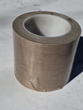 4" x 60ft PTFE Fiberglass Adhesive Heat Resistant Tape Roll   Teflon Coated