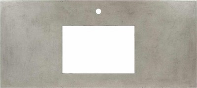 Native Trails VT48-R1812-NS-1 NativeStone 48'' Concrete Vanity Top - Wood