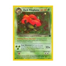 pokemon card dark vileplume (13) 13/82 Grass Ability Hay Fever No Trainer cards can be played Dark Vileplume - Pokemon Team