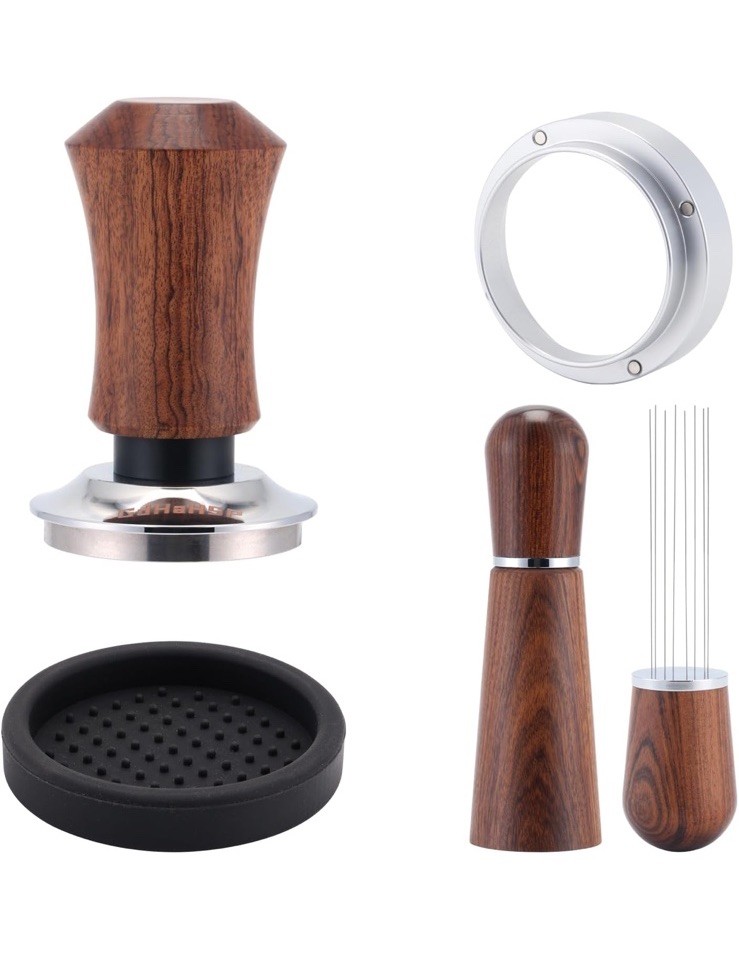 51mm Espresso Accessories Kit,Spring Loaded Calibrated Espresso Tamper