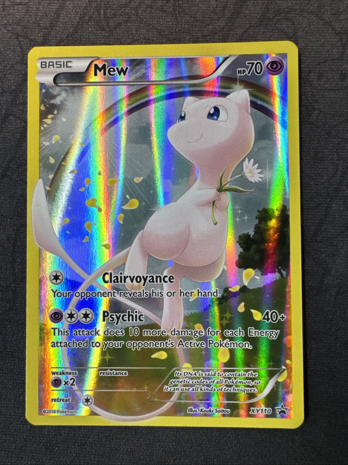 Mew XY110 XY Holo Black Star Promo Pokemon