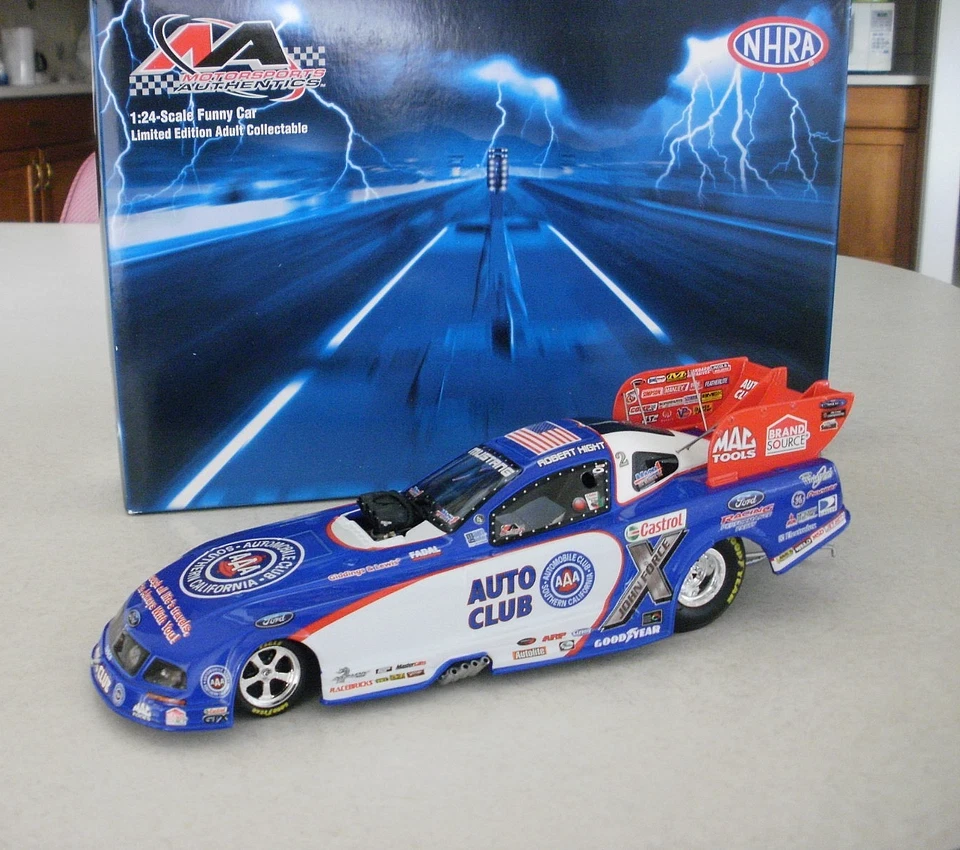 NHRA 1/24ROBERT HIGHT 2007 AAA MUSTANG FUNNY CAR # 508 - Image 3 of 4