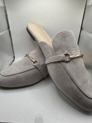 MUSSHOE Women s Buckle Mules Flats   Size 9.5, Comfortable Slip-On