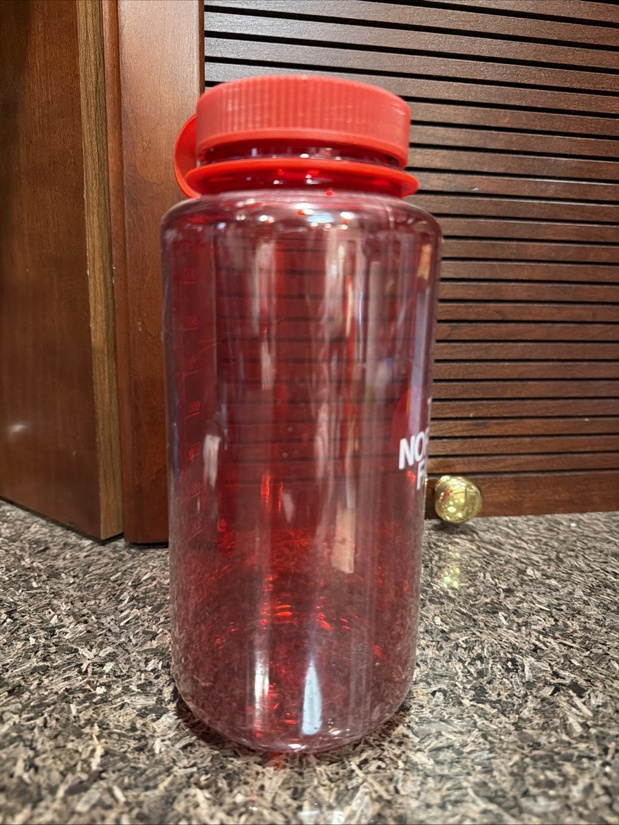 NEW North Face Nalgene Red 32oz Water Bottle 1000ml Wide Mouth | eBay