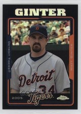 2005 Topps Chrome Update & Highlights Black Refractor /250 Matt Ginter #UH18 nd3