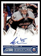 2013-14 Score Score Signatures Anders Nilsson #SS-AN New York Islanders
