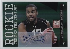2011 Donruss Elite Rookie Turn of the Century Signatures DJ Williams Auto 7v7