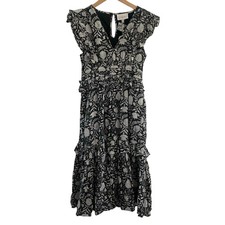 Cleobella Floral Print Midi Dress Women’s Size Small Boho Wedding Guest Spring