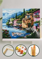 Landscape paint by numbers for adults kits canvas
