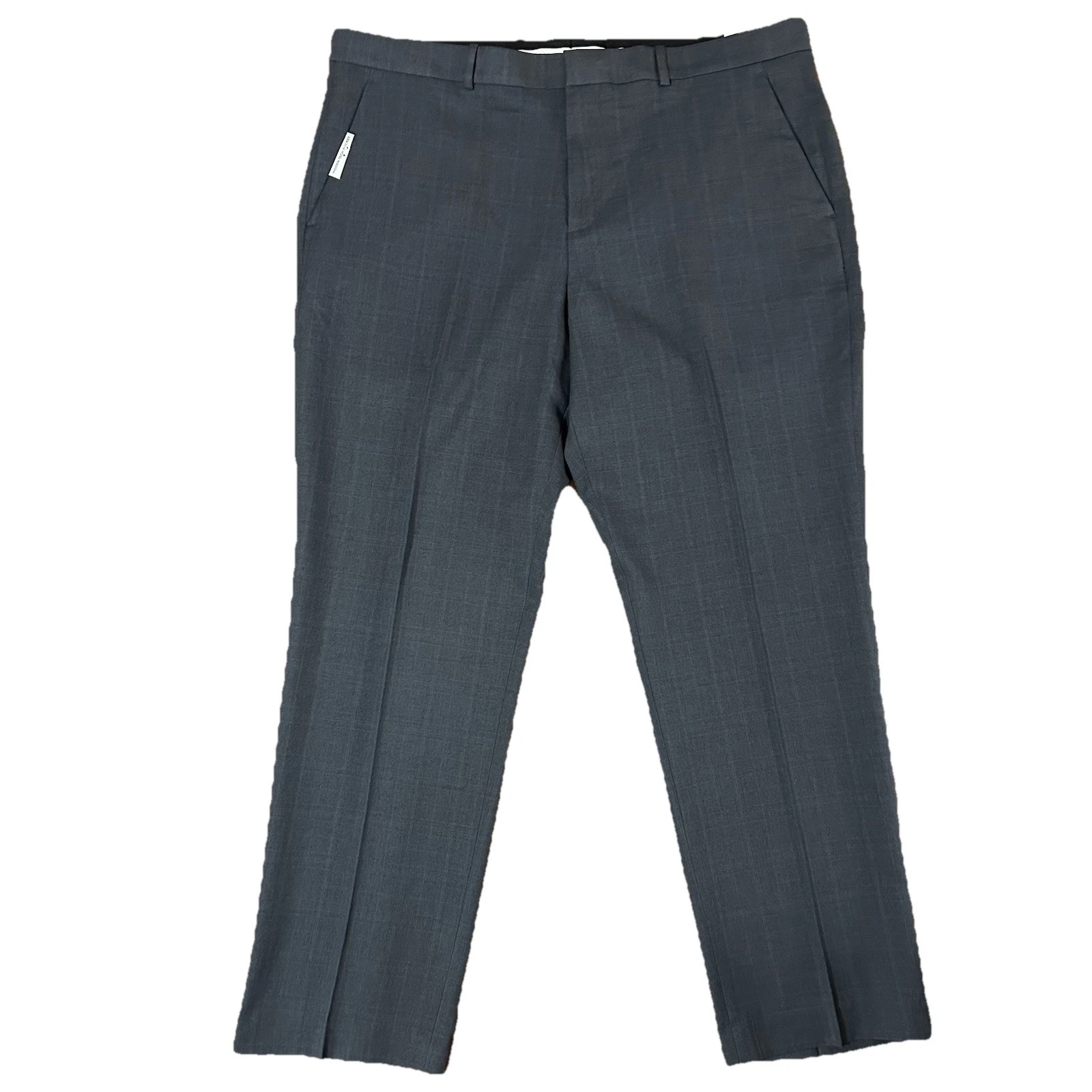 Perry Ellis Pants Men 38X30 Gray Portfolio FolioFlex Modern Fit Straight Leg NWT