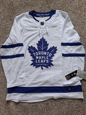 Adidas NHL Toronto Maple Leafs Authentic Stitched Fight Strap Jersey Size 52 NWT