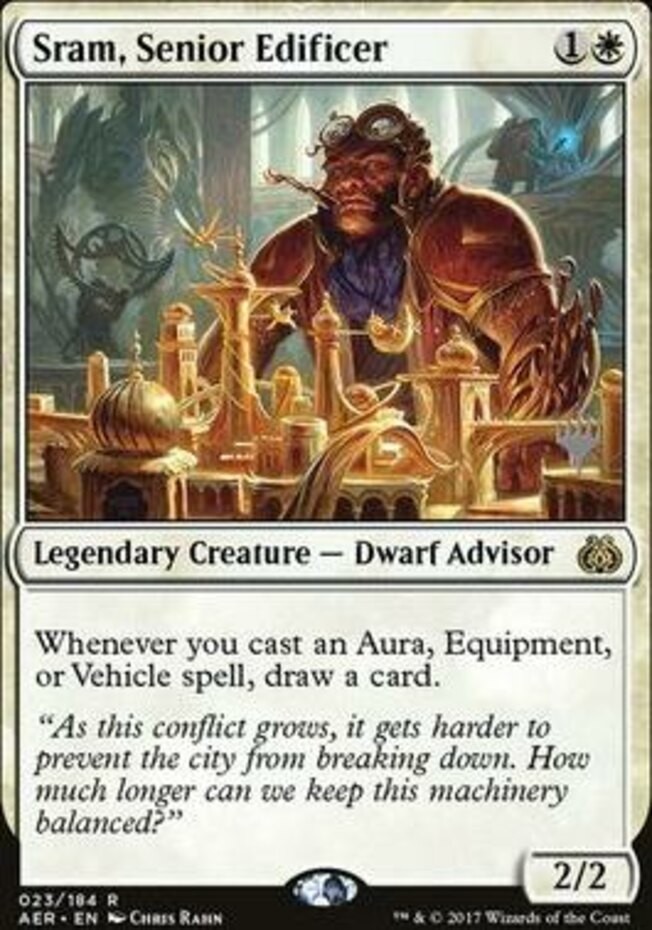 [1x] Sram, Senior Edificer - Foil - Promo Pack Near Mint, English Aether Revolt 
