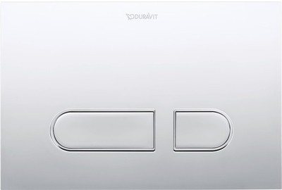 Duravit WD5008 DuraSystem Plastic Actuator Plate - Chrome