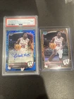 2025 Bowman John Blackwell Chrome Auto Blue X-Fractor /150 #CPA-JB Psa 9 And Rep