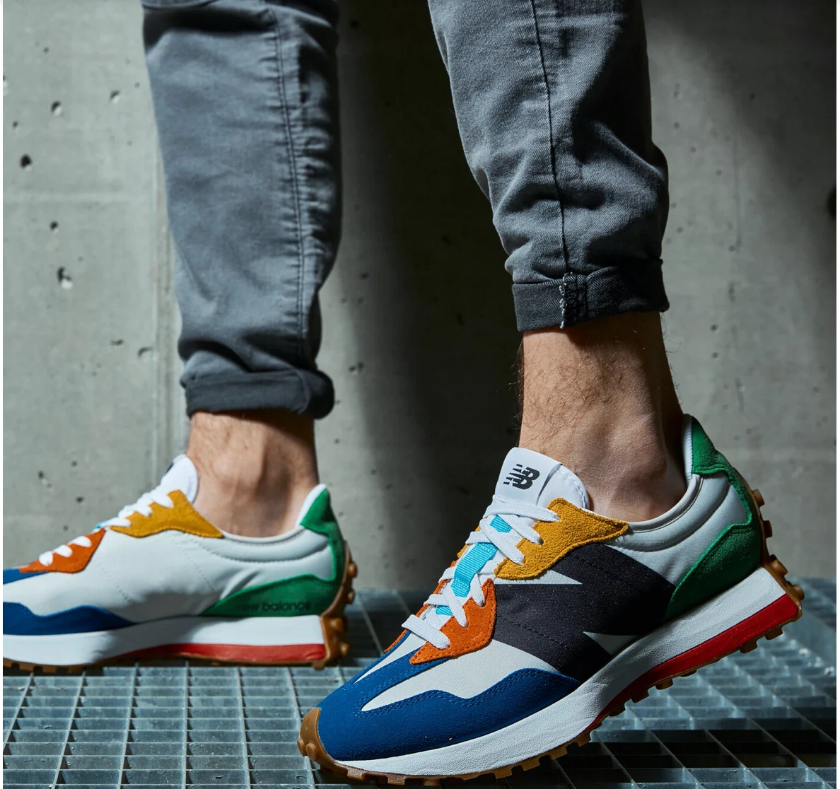 MENS New Balance 327 Multi-Color SIZE 7 (SHO100THRIFTY New Balance 327  main image 3