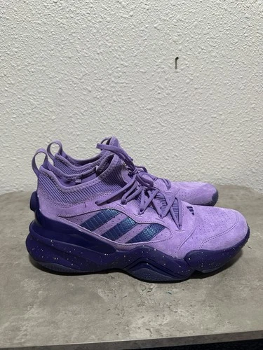 Adidas Mahomes 2 Impact FLX Purple Throw a Good Time JQ2654 Mens Size 10